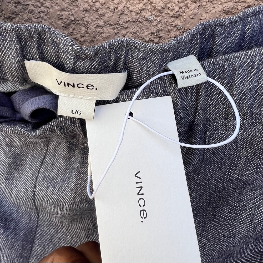 Vince Wide Leg Pants in Blue - Picture 6 of 8